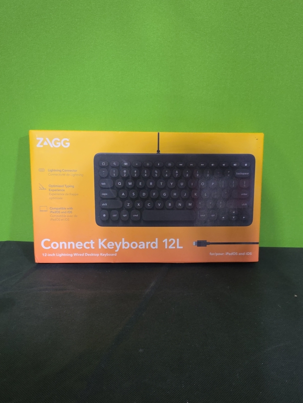 ZAGG Connect Keyboard 12L Wired Desktop Keyboard - Black